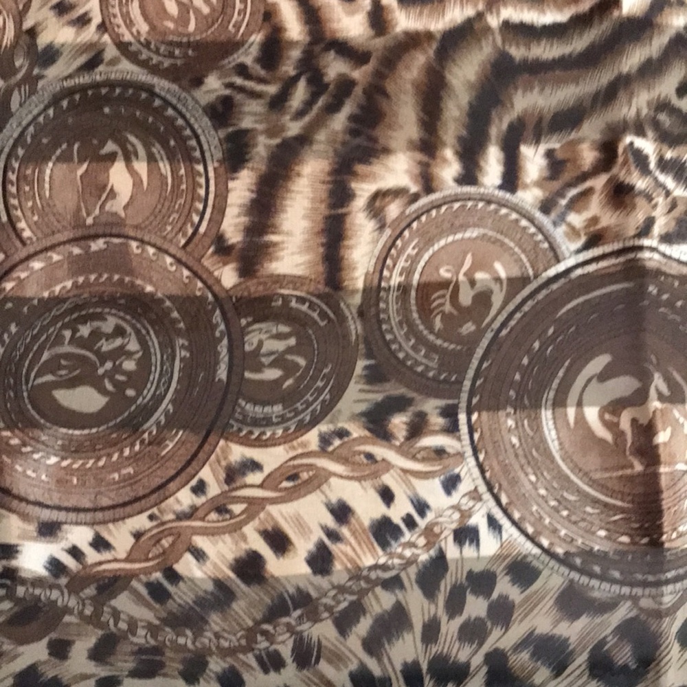 Large pretty animal print scarf